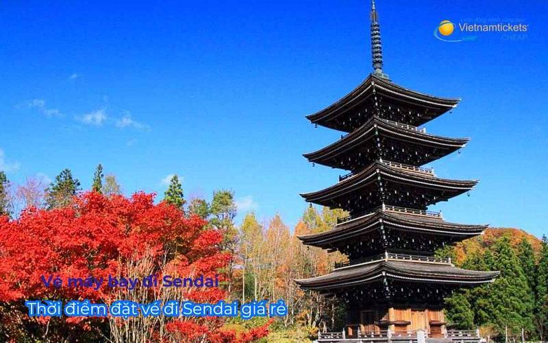 Thời điểm đặt vé đi Sendai giá rẻ