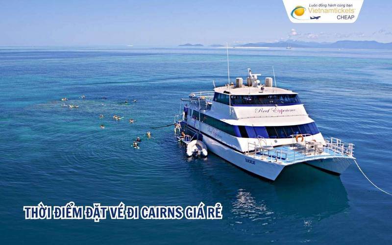 Thời điẻm đặt vé đi Cairns giá rẻ