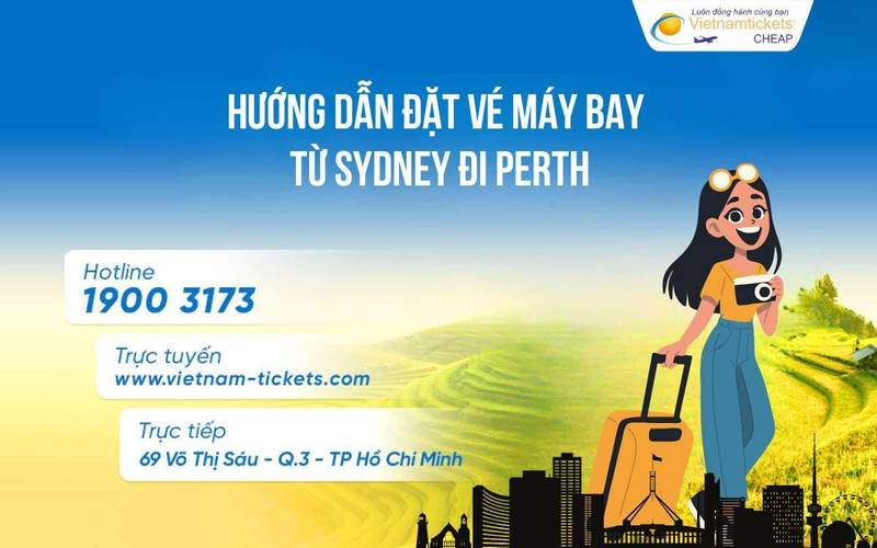 Địa chỉ đặt vé máy bay Sydney đi Perth