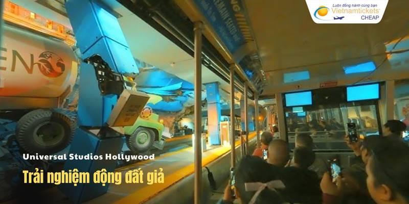 trải nghiệm động đất giả Universal
