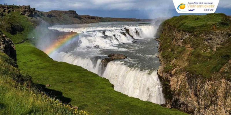 Thác Gullfoss ở Iceland