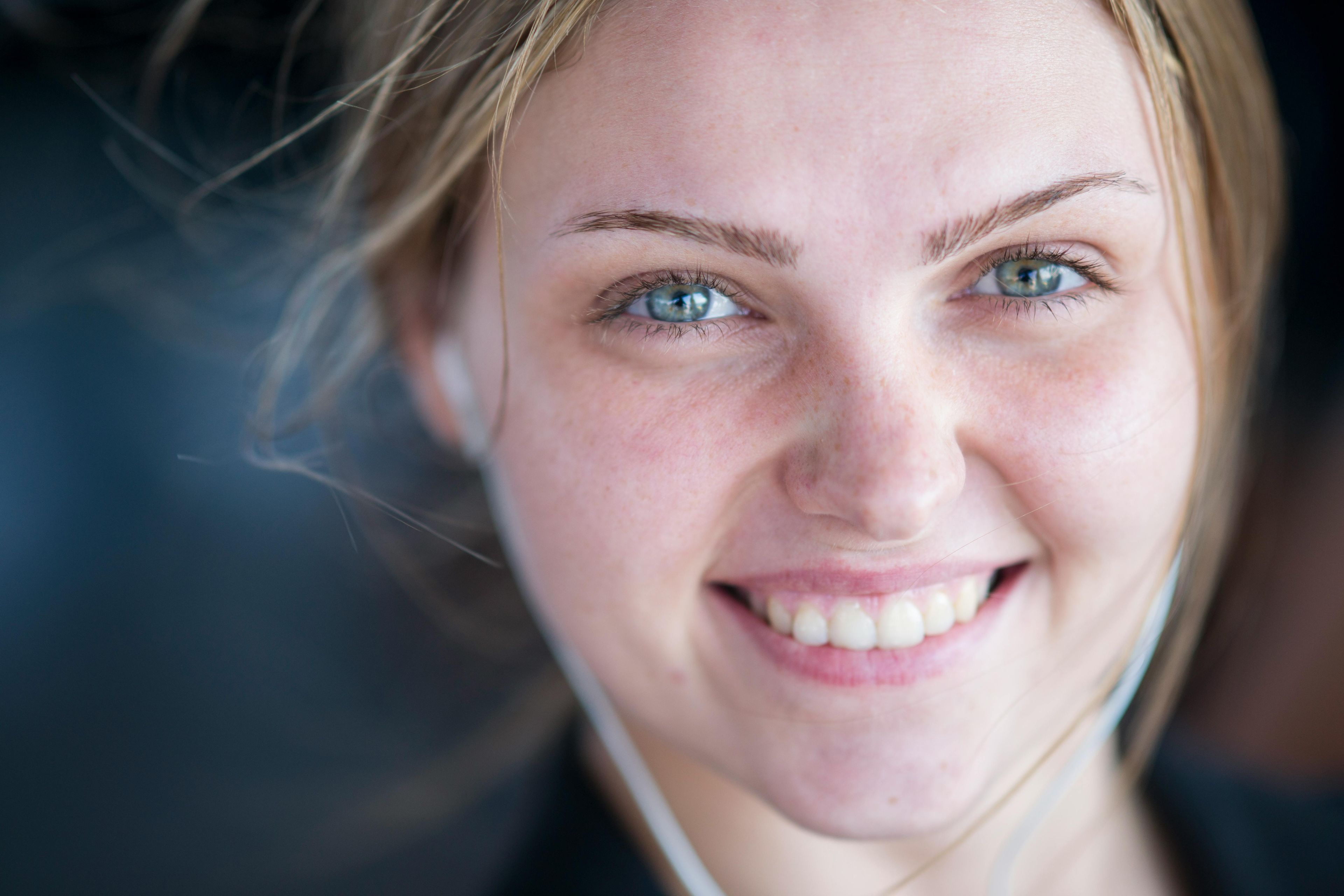 Friendly Scranton patient smiling after teeth whitening treatment