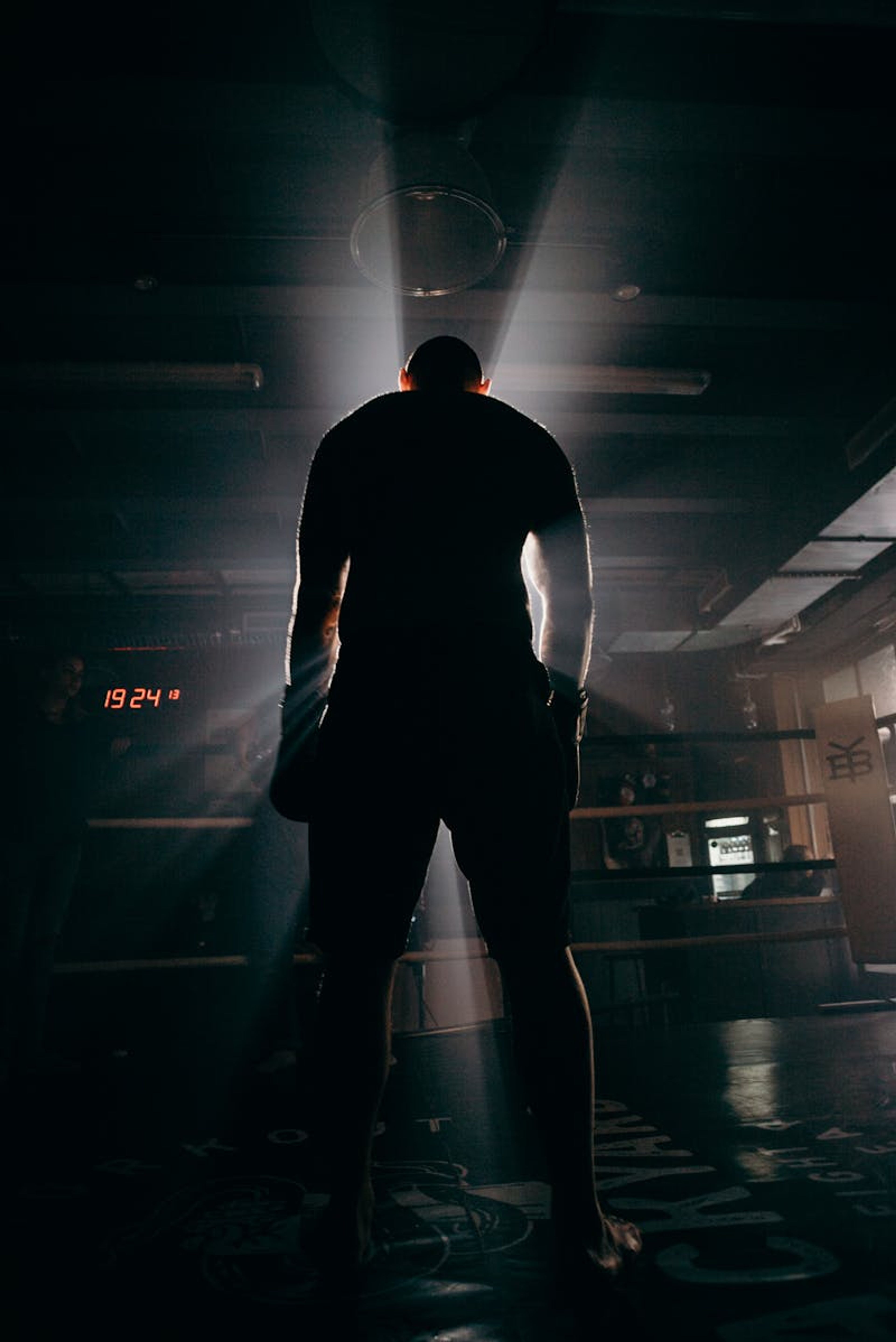 Boxing session focus and intensity