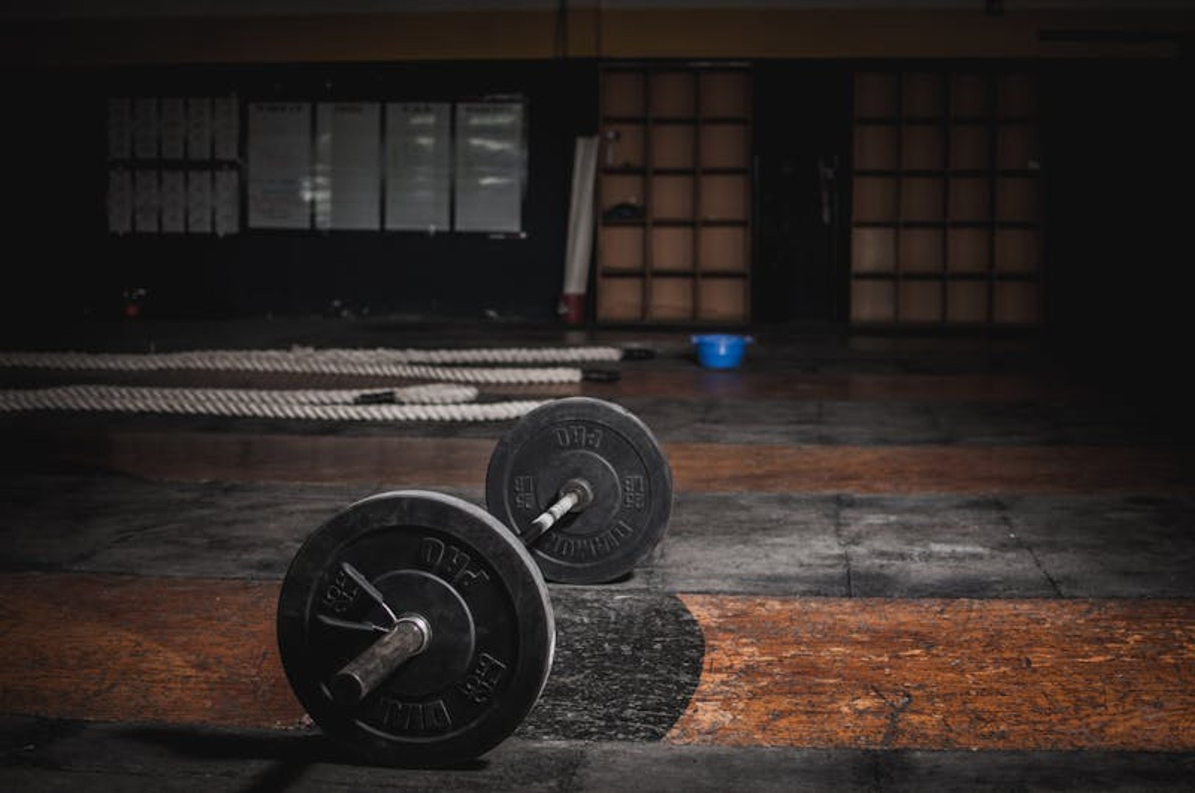 The gym training floor