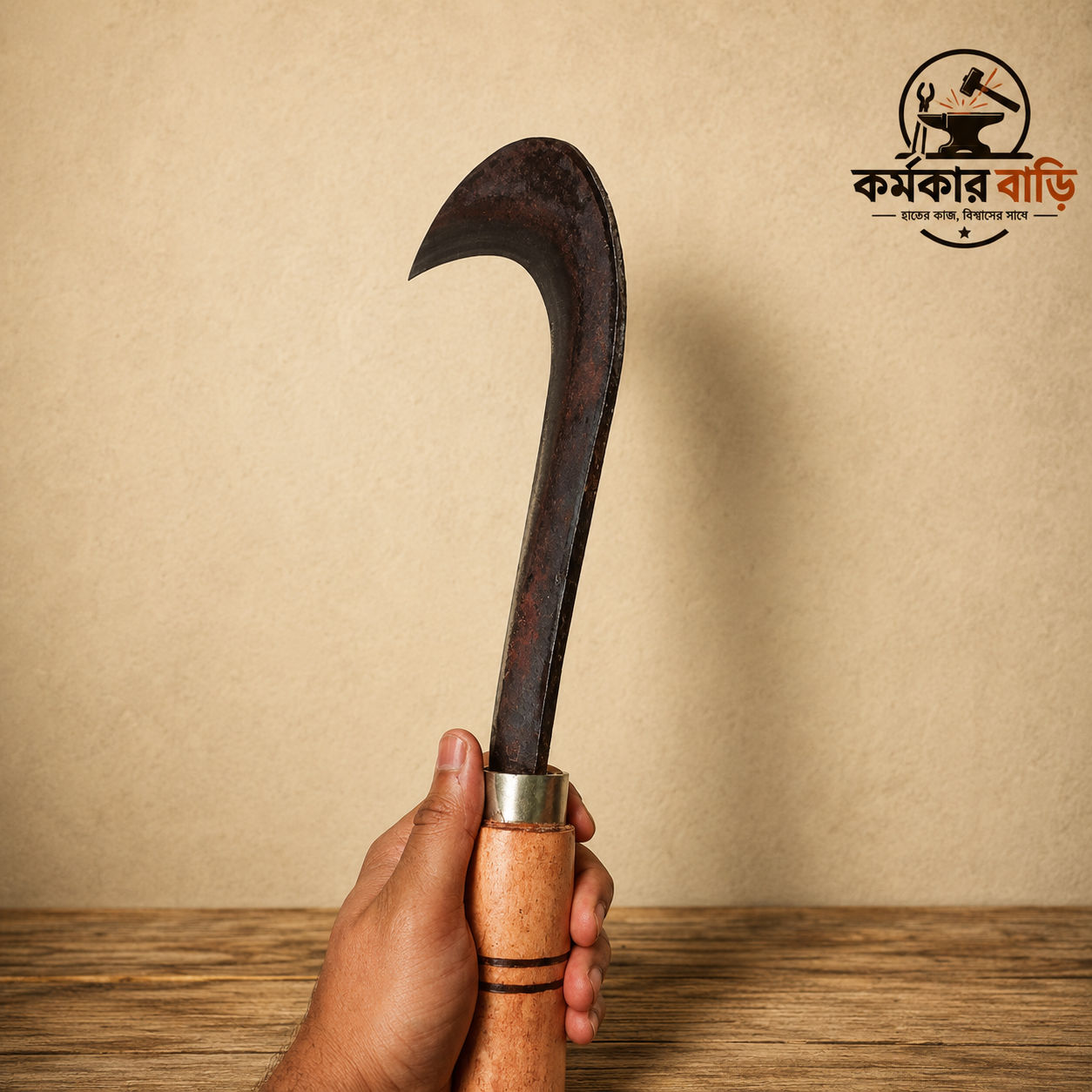 দেশি দা (গ্যাস পাইপ দিয়ে তৈরি) ছবি 6