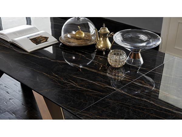 Placă ceramică porțelanată I Naturali Noir Desir Lucidato 12+-