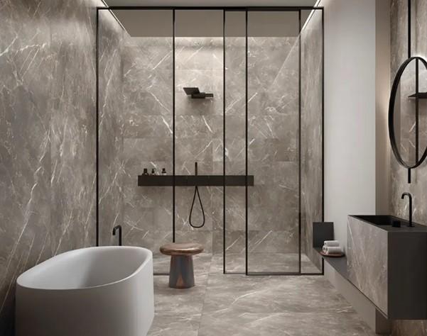 Placă ceramică porțelanată Elements lux Persian Grey Silky 60x120