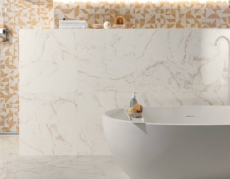 Placă ceramică porțelanată Roma Gold Calacatta Delicato-Fap