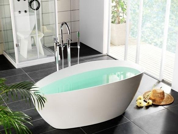 Cada Freestanding Praga alb din compozit MRM630451061003 | Edil Italy