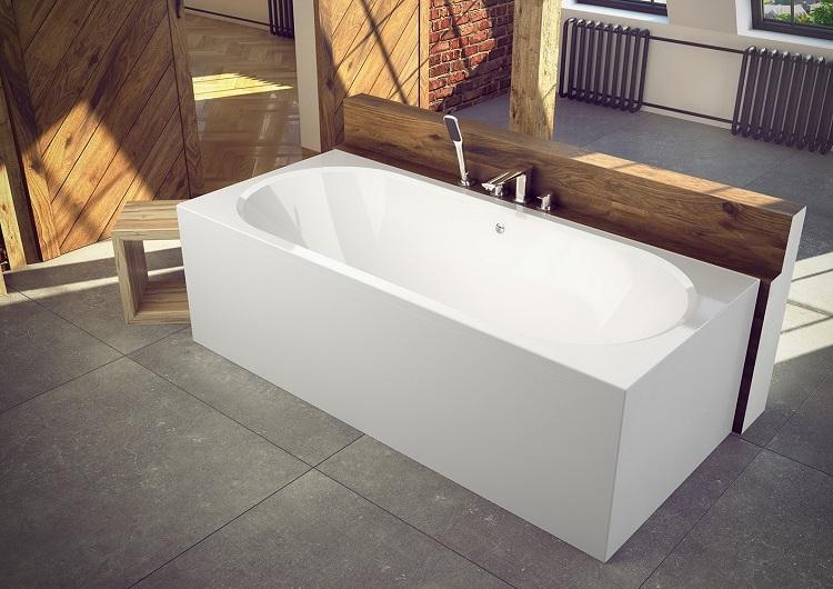 Cada Freestanding Duravit BTW Durasenja acryl ventil click-clack