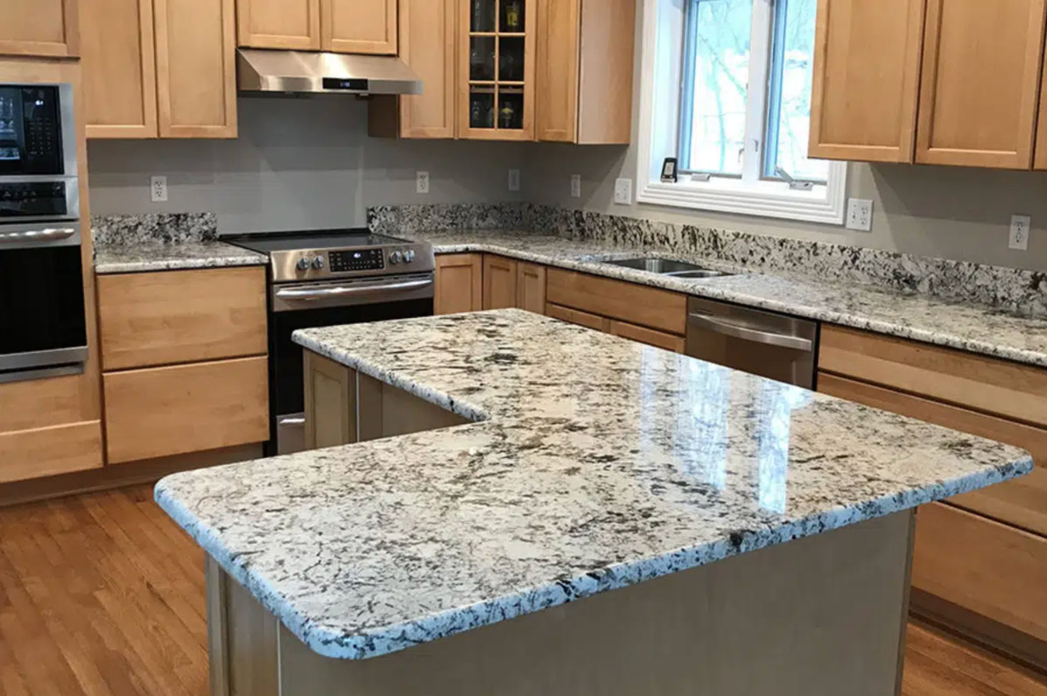 New countertop installation by Azevedo Construction