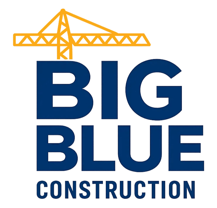 Big Blue Construction Logo