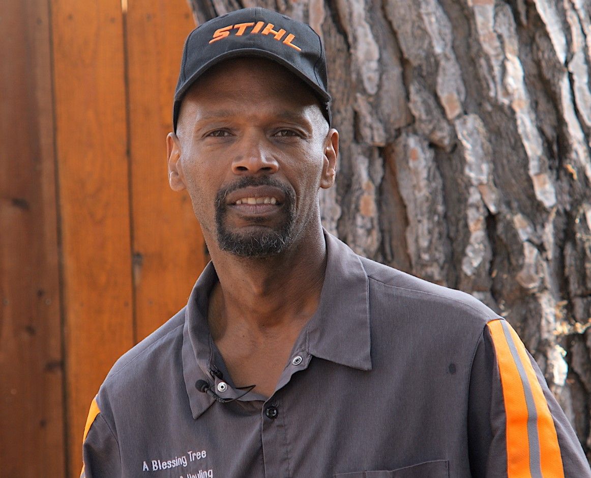 David Benjamin, owner of A Blessing Tree Service and Hauling LLC