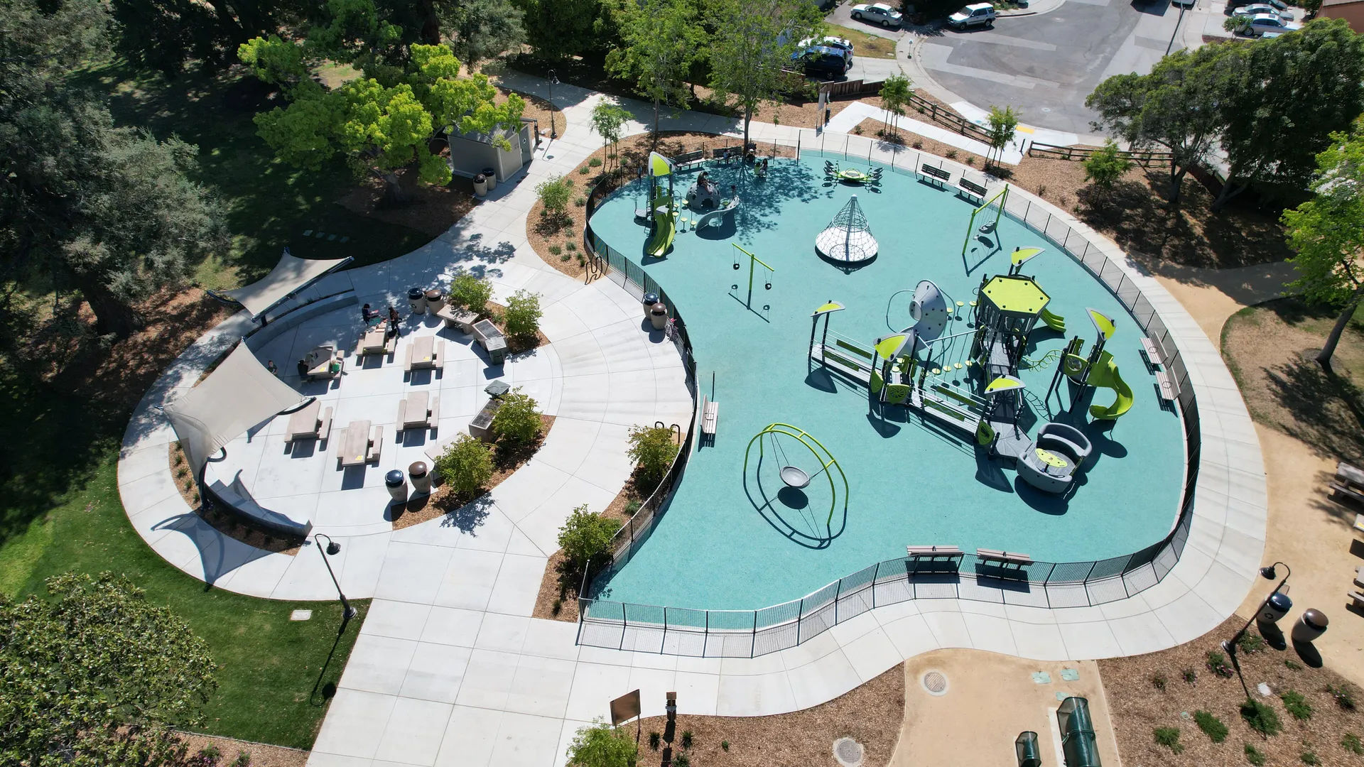 Creative Builders professional commercial playground installation project