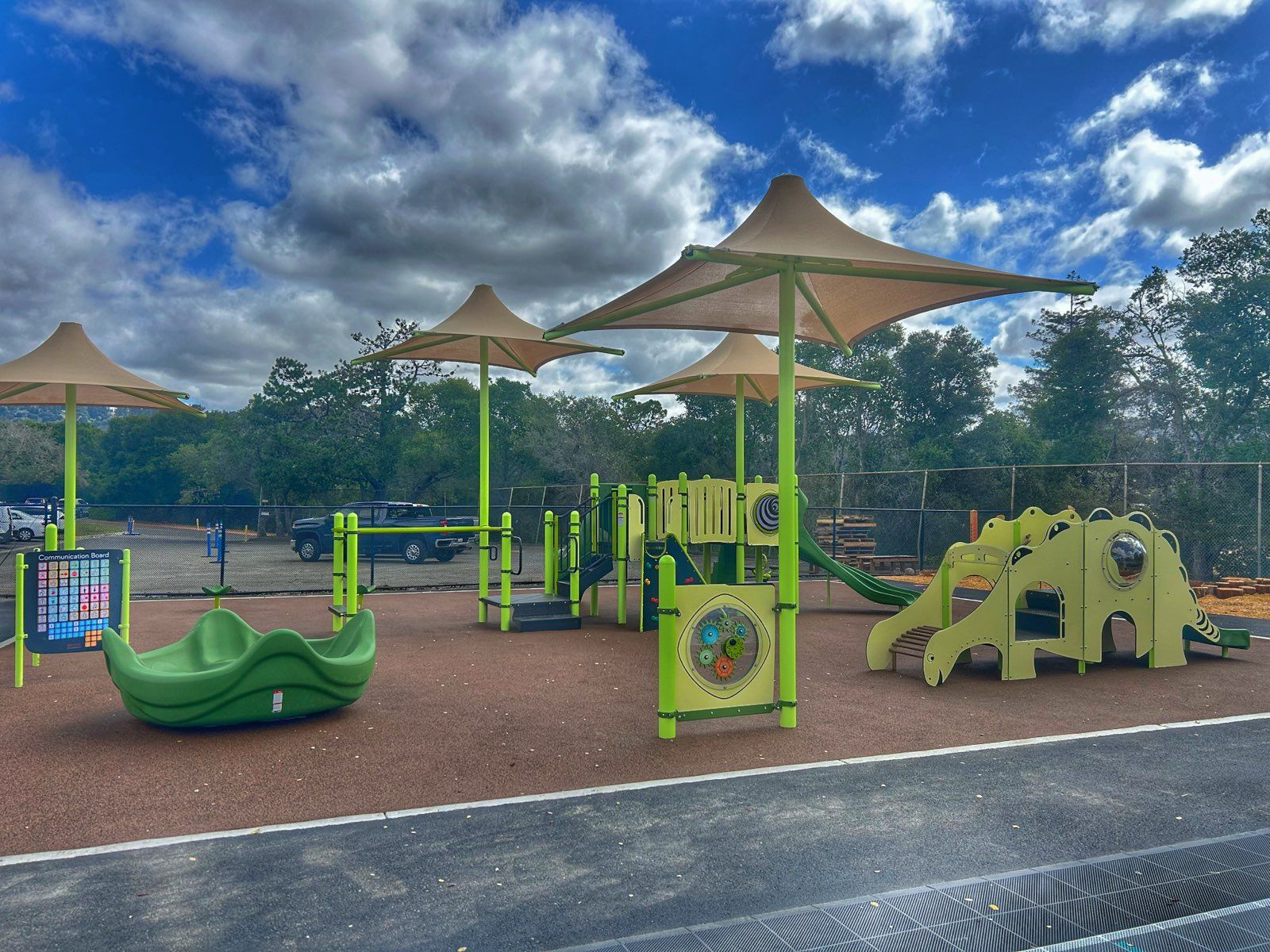 Demolition and replacement of existing playground and recreational equipment by Creative Builders