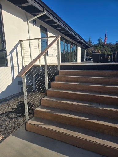 Greenfield Way St Helena exterior steps and railing