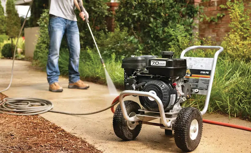 Pressure washing service by Harold's Hands