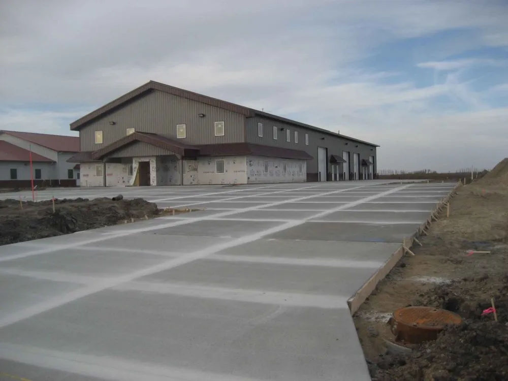 Commercial concrete project
