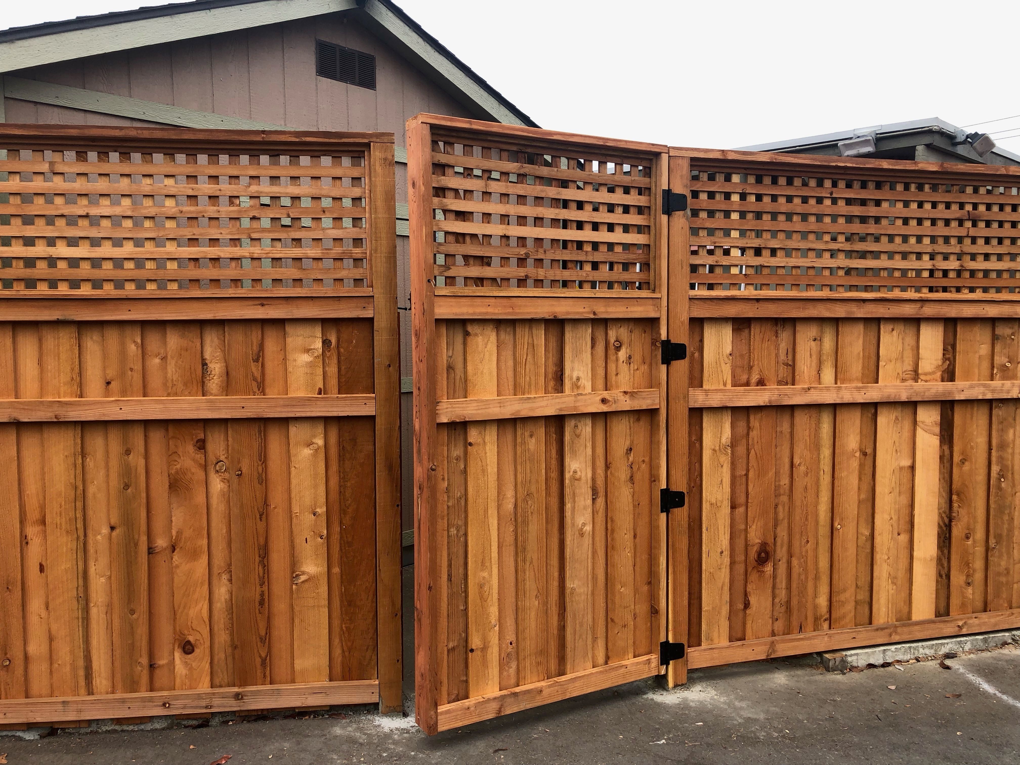 Custom deck and fence construction project