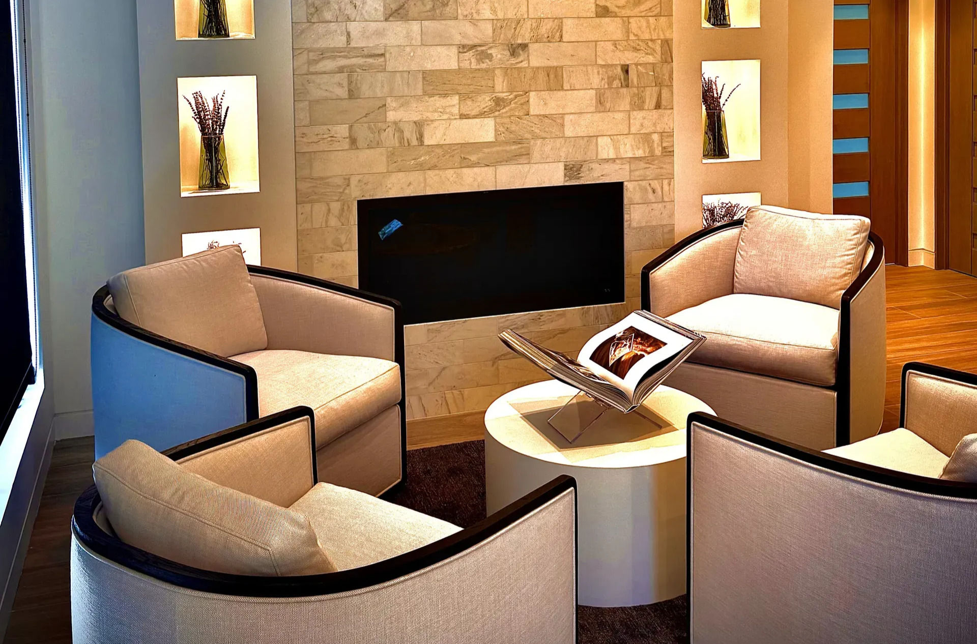 Natural stone tile installation by London Tile Co