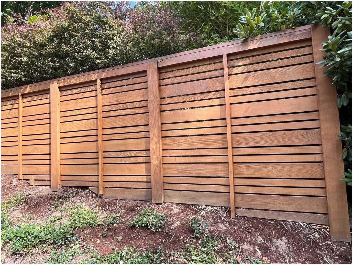 Fence painting and staining by Eddie's Painting