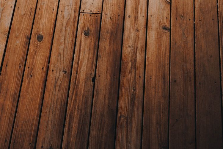Deck staining and exterior wood finishing