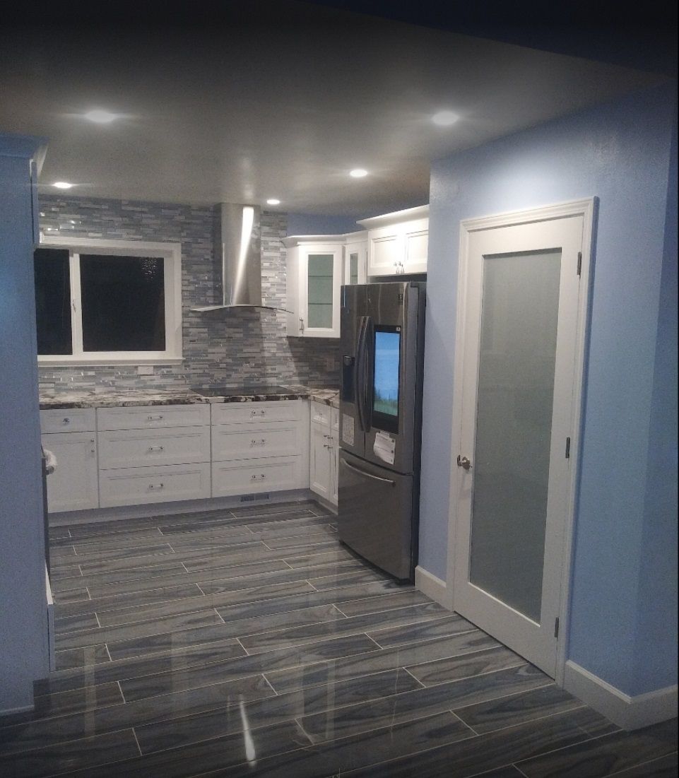Interior kitchen painting project by Padilla's Paint