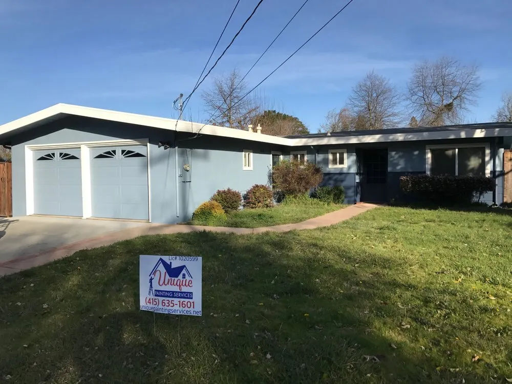 Exterior house painting project