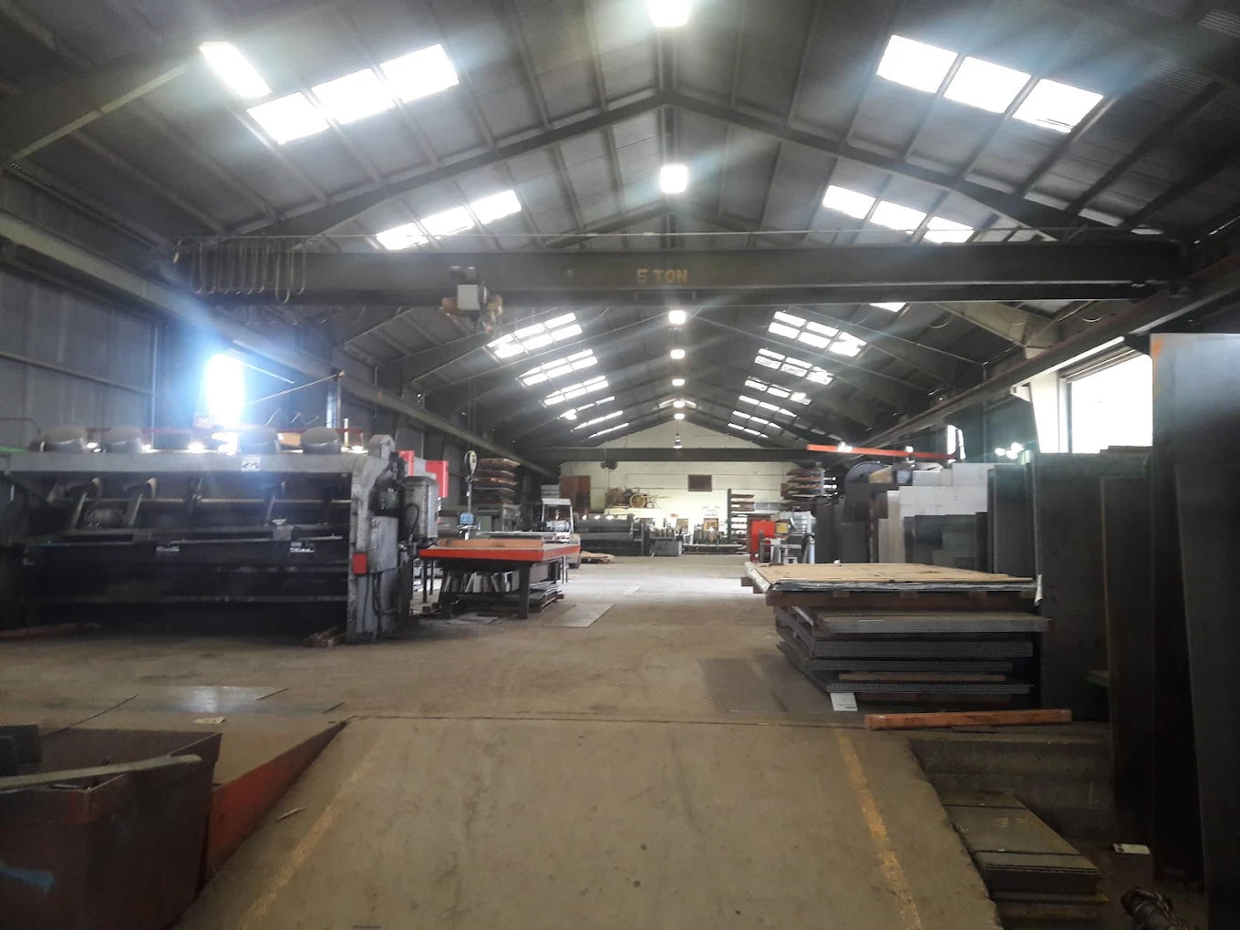 Steel materials and processing at Van Bebber Bros.