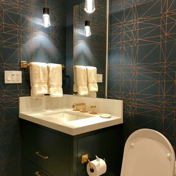 High-end bathroom remodeling by Burns Builders
