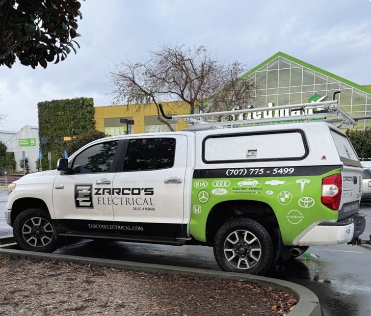 Zarco's Electrical Inc. electrical service vehicle