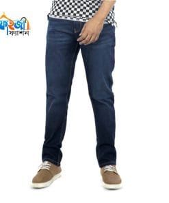 Dark Blue Jeans Pant – Regular Fit -faijafashion.com
