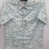 Half Sleeve Shirt White Dot