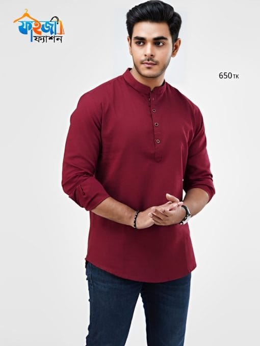 Men's Cotton Katua(Meroon)