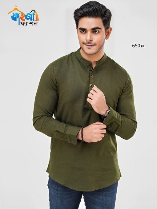 Men's Cotton Katua(Olive)