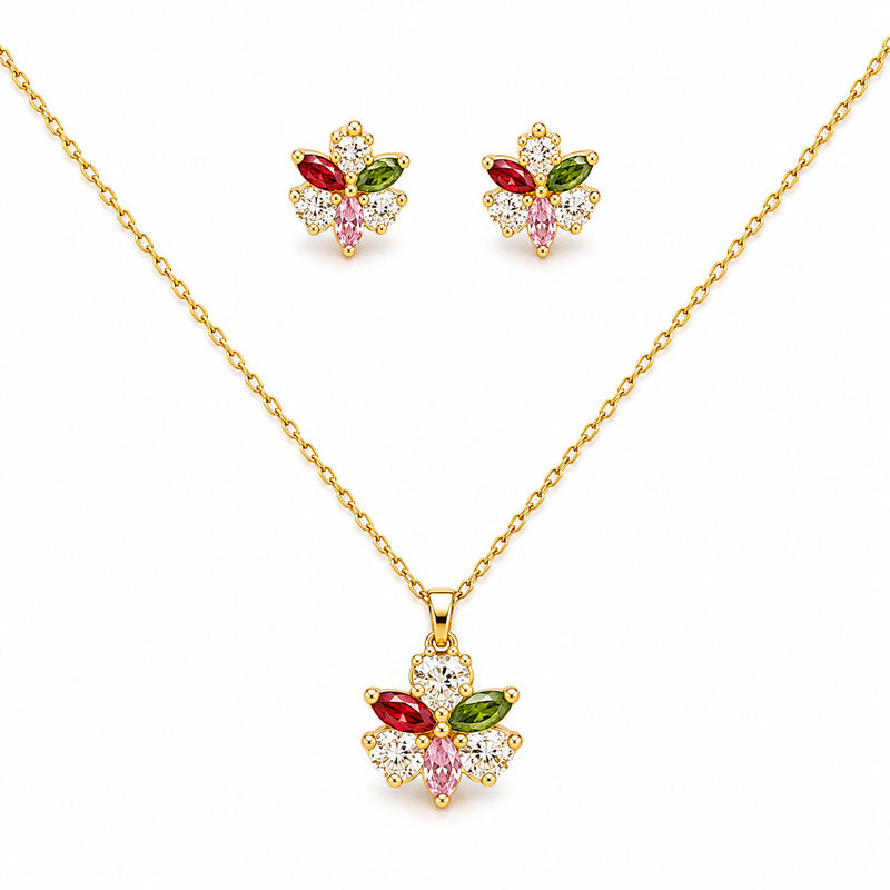 2Piece Multi Gold Set