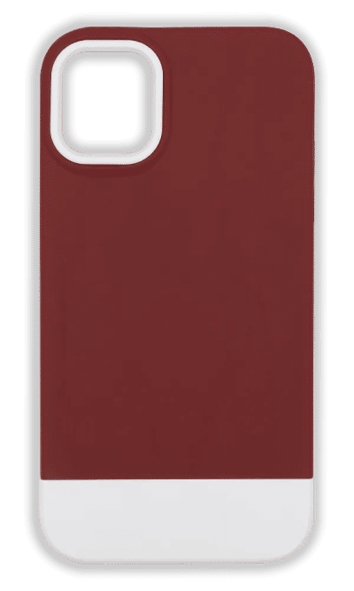 Чохол-накладка Bichromatic для iPhone 11 Burgundy/White