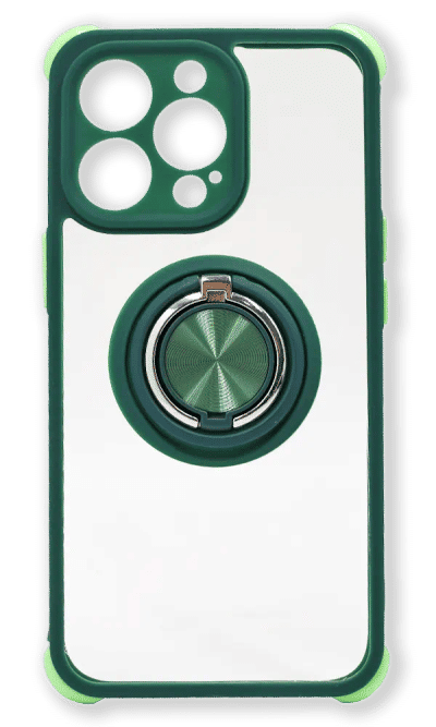 Cover-cover Armor + Double Ring for iPhone 13 Pro Green