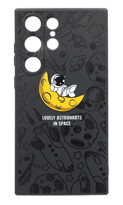 Cover silicone Print for Samsung S23 Ultra SM-G918B Black/Cosmo 1