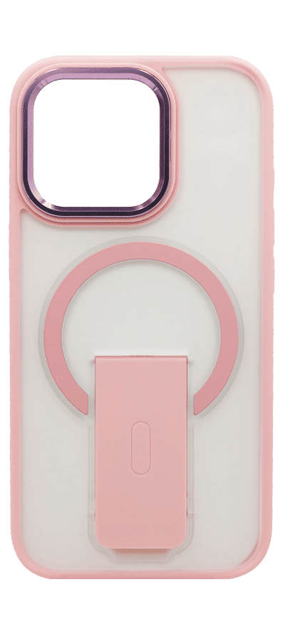 Чохол-накладка Mate Ring Stand для iPhone 16 Pro Pink