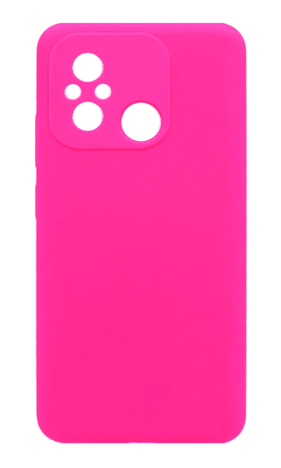 Чохол Molan Silicone для Xiaomi Redmi 12С / 11A Magenta