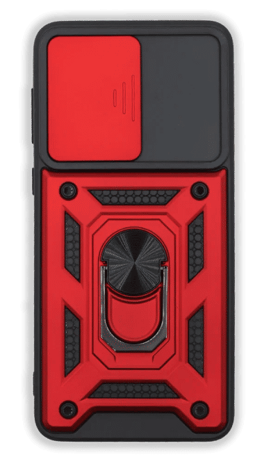 Cover Hybrid CamOff+ Ring for Samsung A33 SM-A336F Red