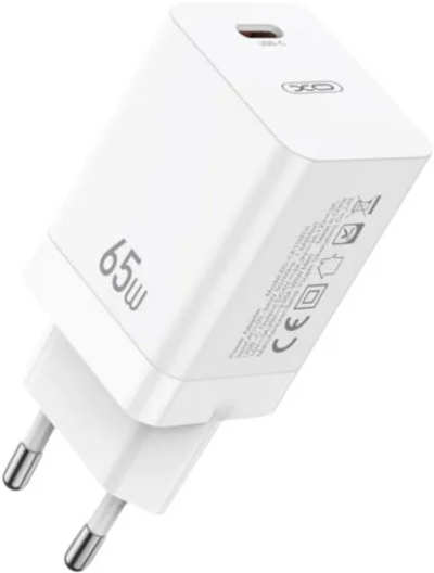 Network Charger 1Type-C XO CE10 QC&PD 65W White