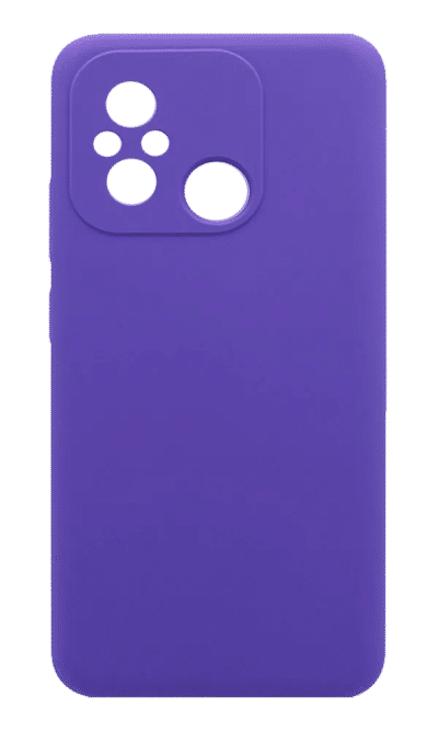 Чохол Molan Silicone для Xiaomi Redmi 12С/11A Purple