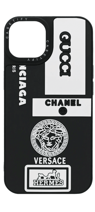 Cover Caseti 3d Mix Brand for iPhone 14/13 Black