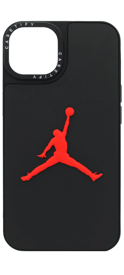 Чохол-накладка Caseti 3d Jordan для iPhone 14 / 13 Black
