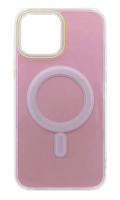 Чохол-накладка Hologram Magsafe для iPhone 14 Pro Pink