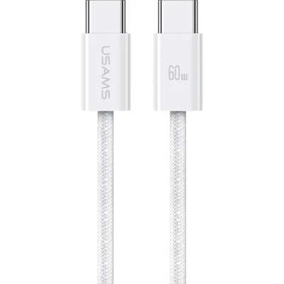 Cable Type-C to Type-C 1.2m Usams U86 (US-SJ656) PD 60W White