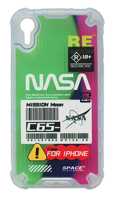 Чохол-накладка Print NASA для iPhone XR Green
