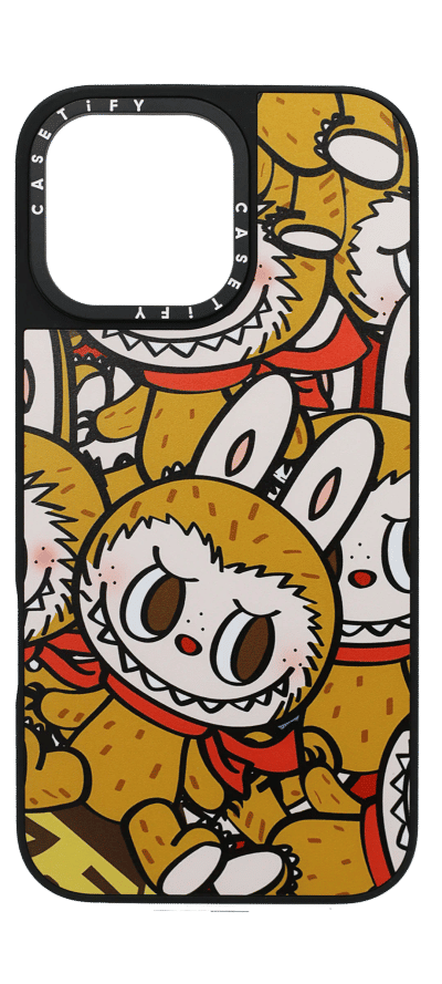 Caseti LABUBU cover for iPhone 16 Pro Max Brown